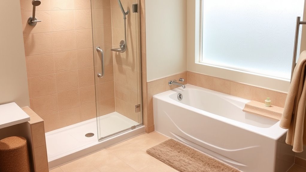 accessible safe shower design