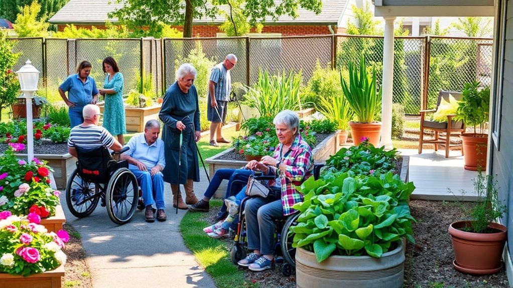 accessible user friendly gardening features