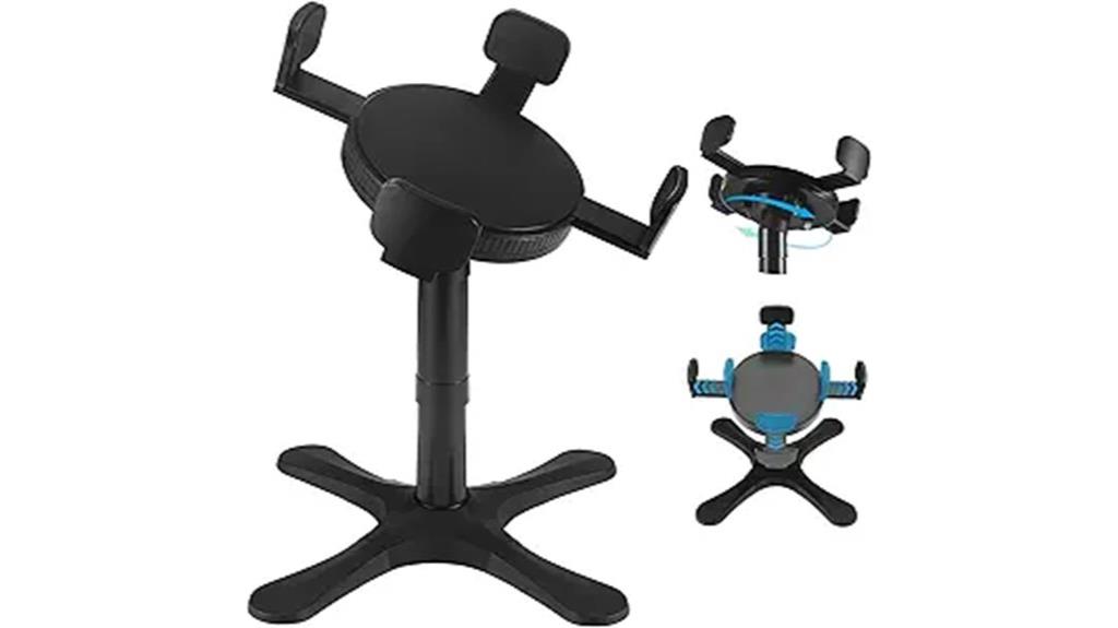 adjustable height dog stand