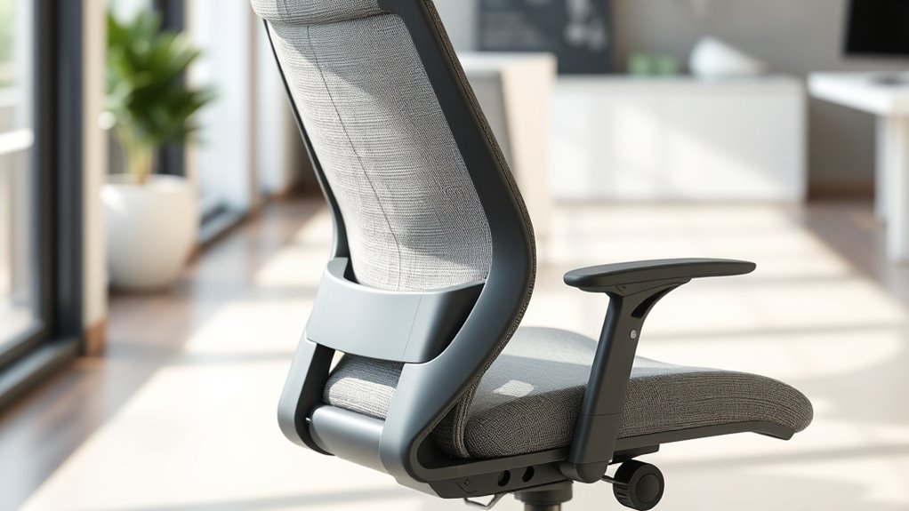 adjustable supportive ergonomic features