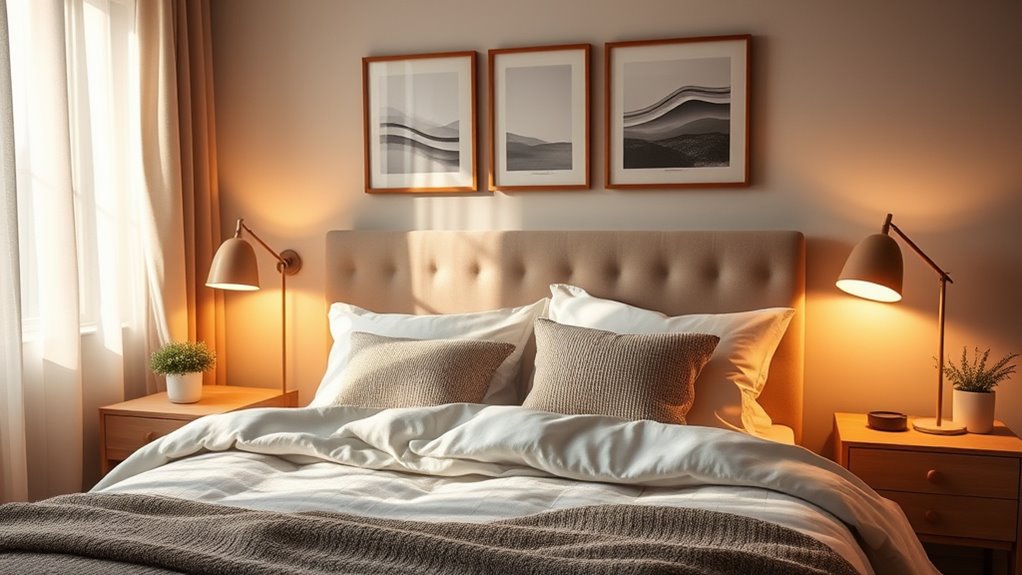 adjustable warm calming lighting