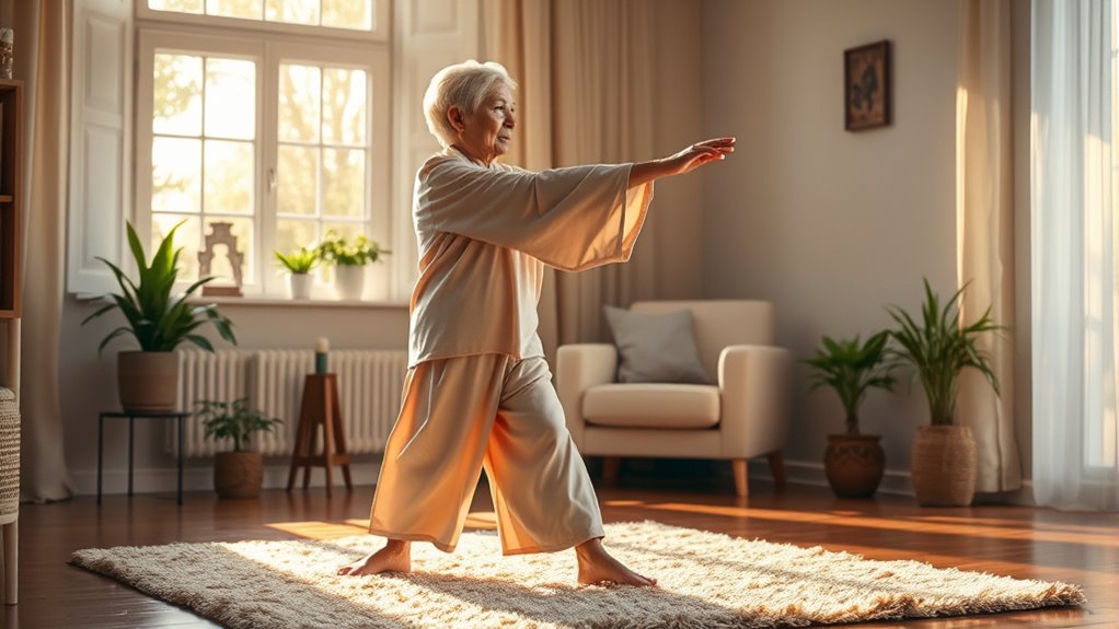 at home tai chi practice