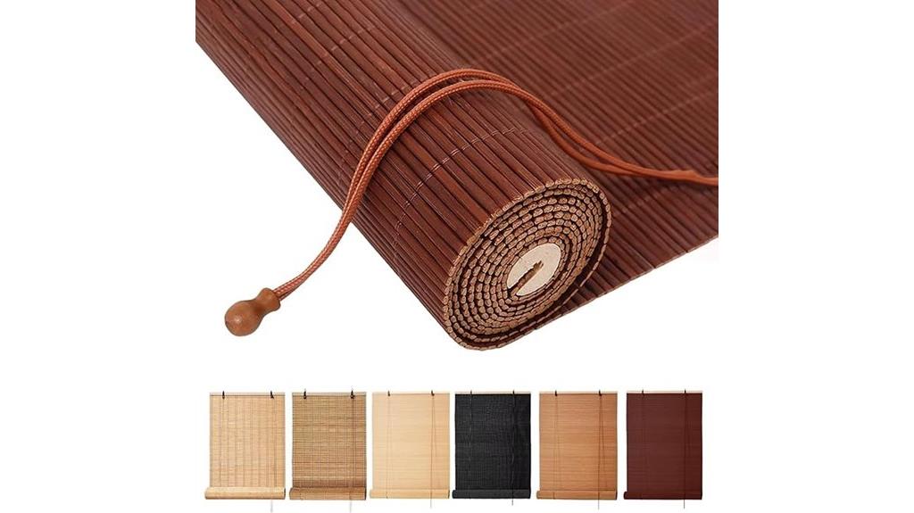 bamboo window covering options