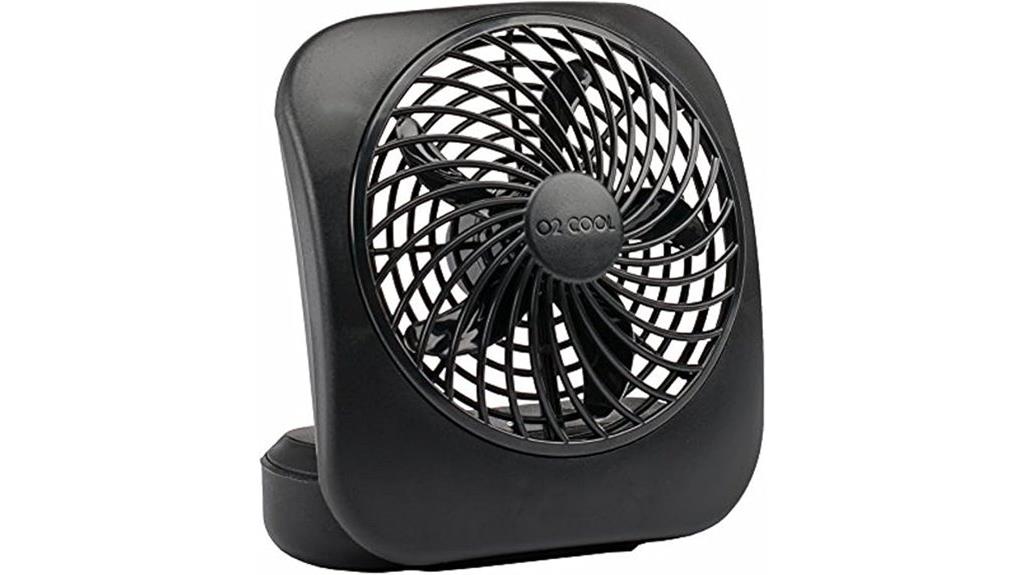 battery powered portable fan