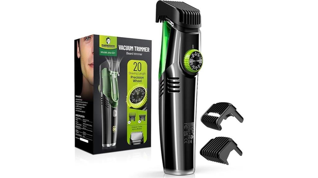 beard trimmer with vacuum