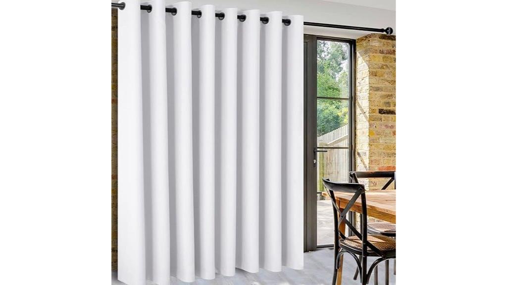 blackout sliding glass curtain