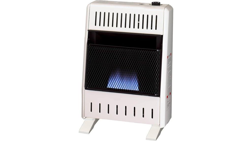 blue flame propane heater