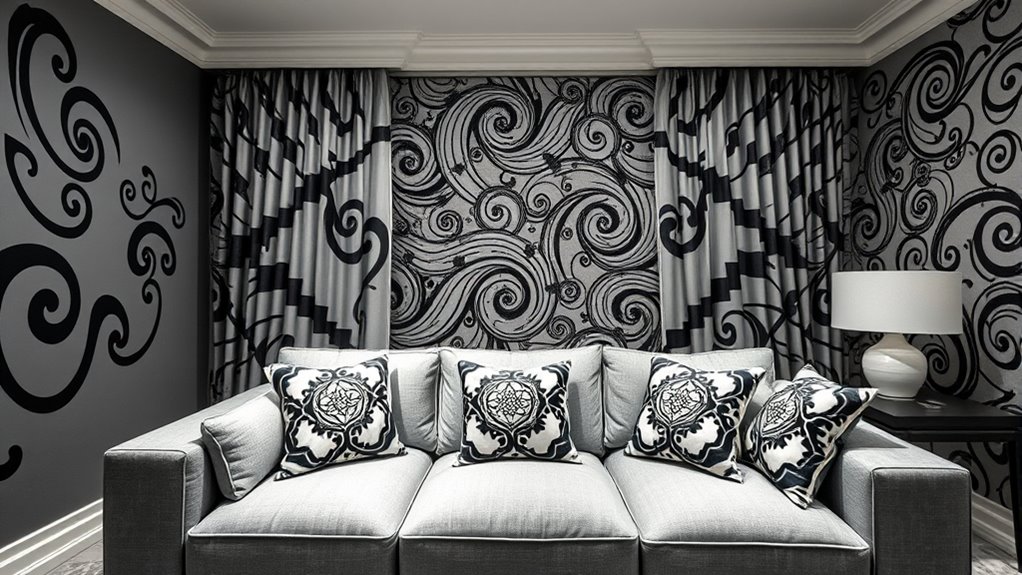 bold patterns and textures