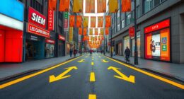 bright colors enhance navigation