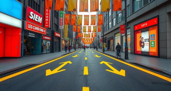 bright colors enhance navigation