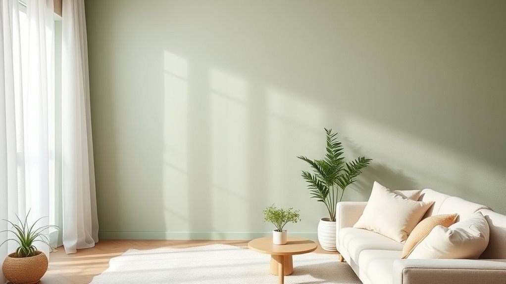 calming color palette choices