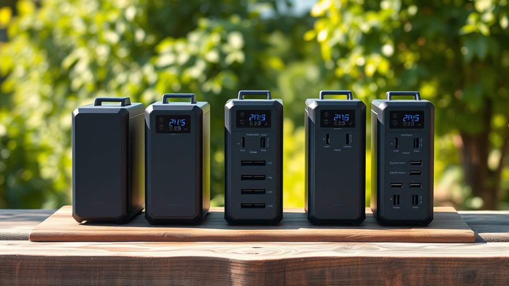 capacity charging ports size