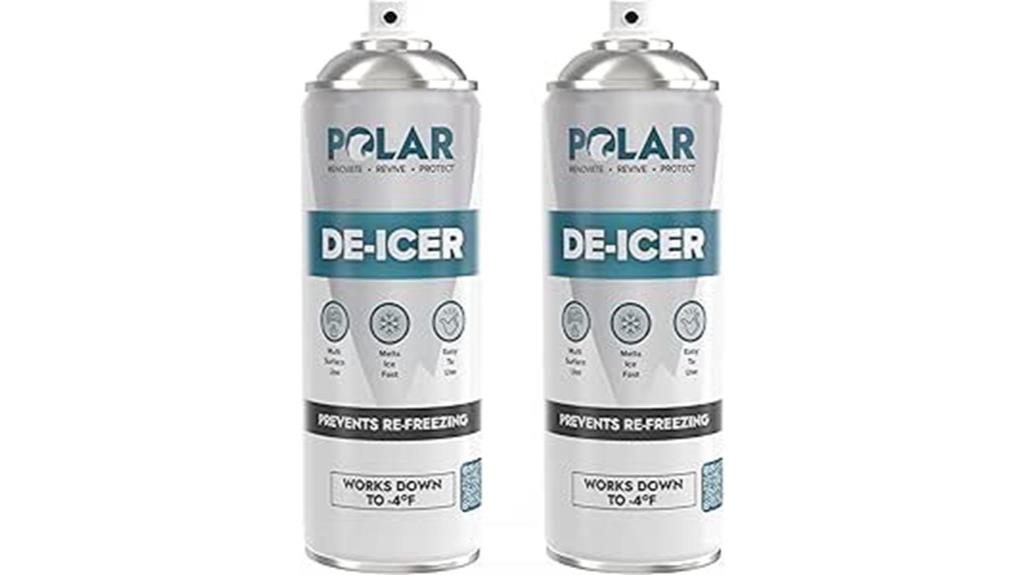 car windshield de icing spray