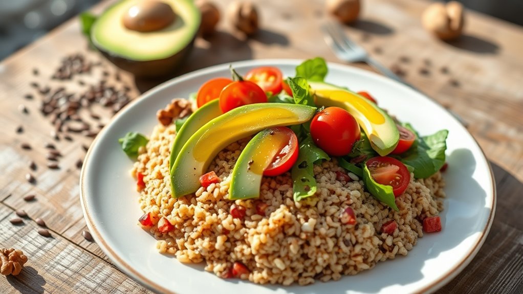 choose whole grains healthy fats