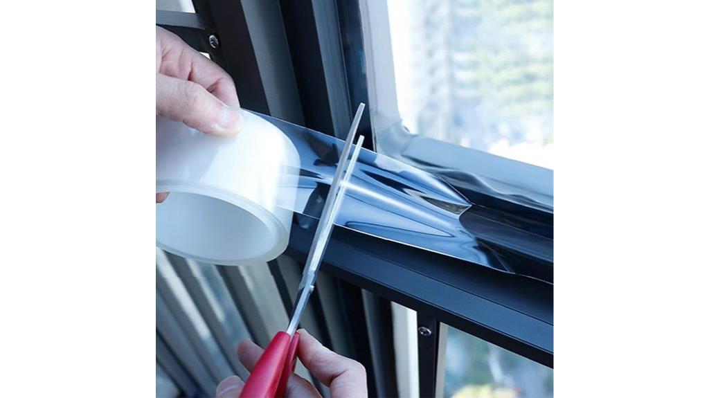 clear 2 inch weather tape