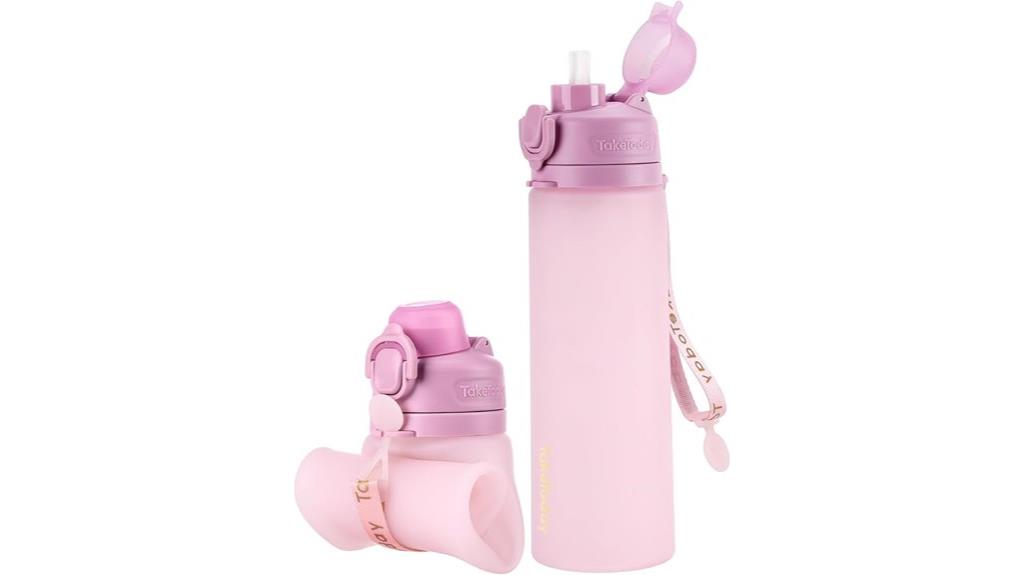 collapsible 20oz silicone bottle