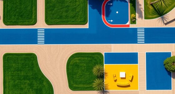 color coded open areas