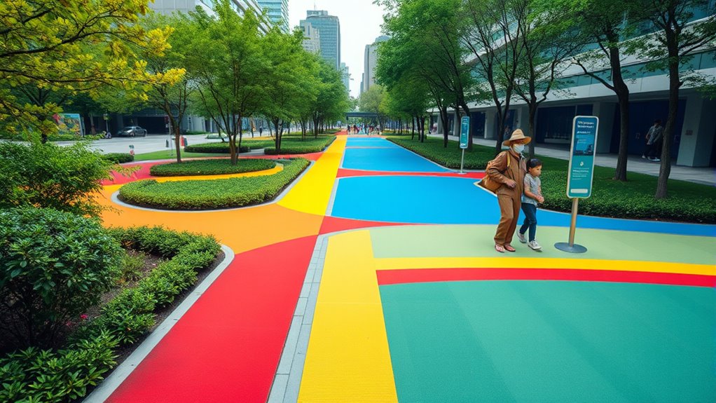 color coded safety navigation