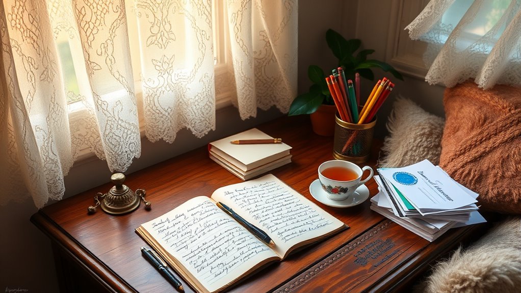 comfortable colorful organized space