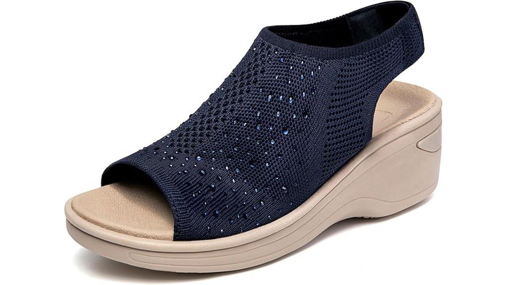 comfortable memory foam sandals