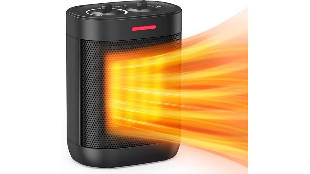 compact indoor heating device