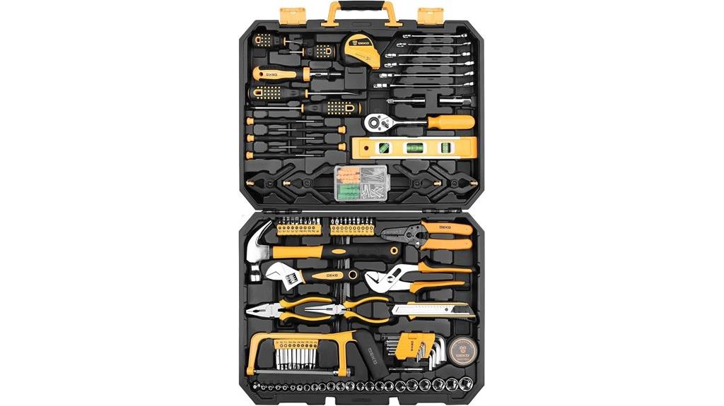 comprehensive 228 piece tool set