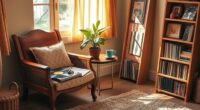create a cozy listening nook