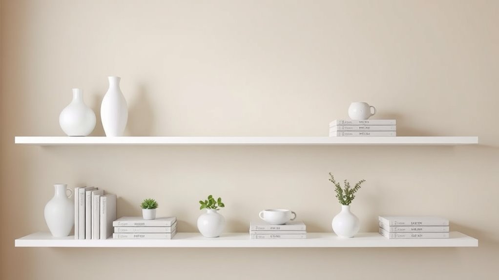 create balanced decorative arrangements