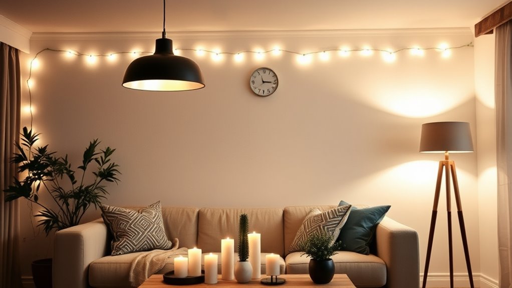 create layered affordable lighting