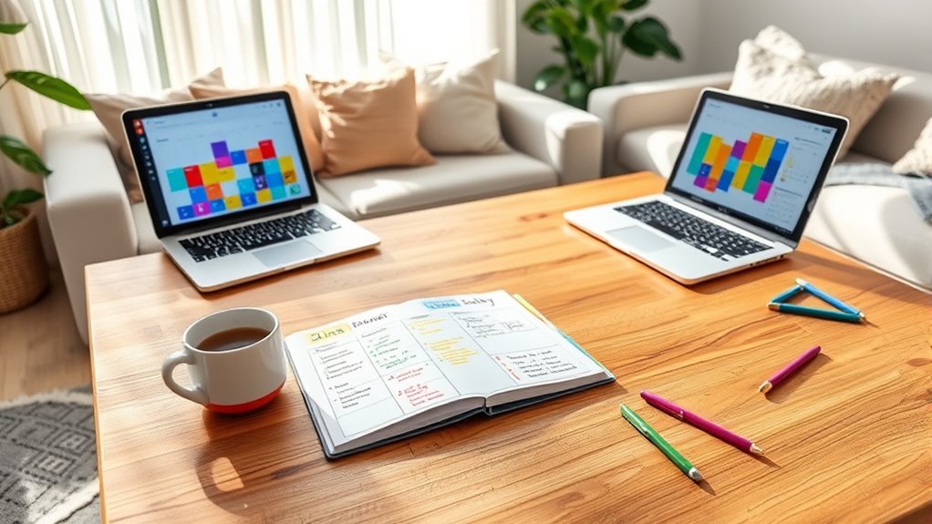 create organized family schedule