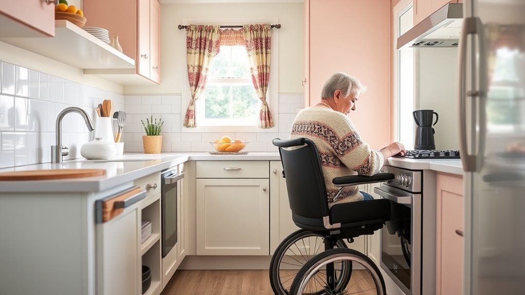 customized accessible kitchen features