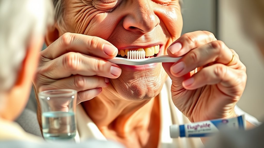 daily senior oral hygiene