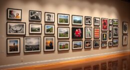 display photos at eye level