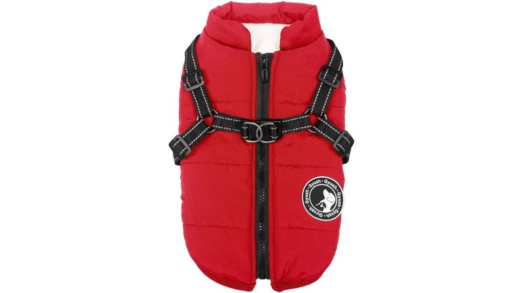 dog coat with harness