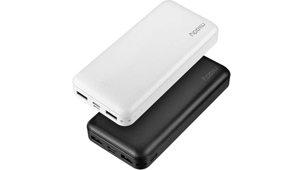 dual 20000mah fast chargers