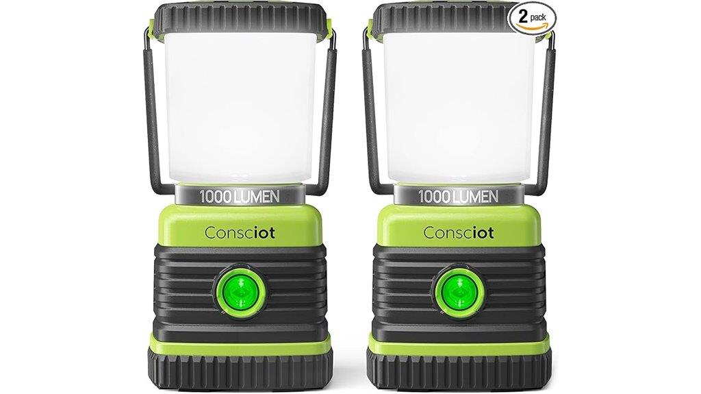 dual brightness camping lanterns
