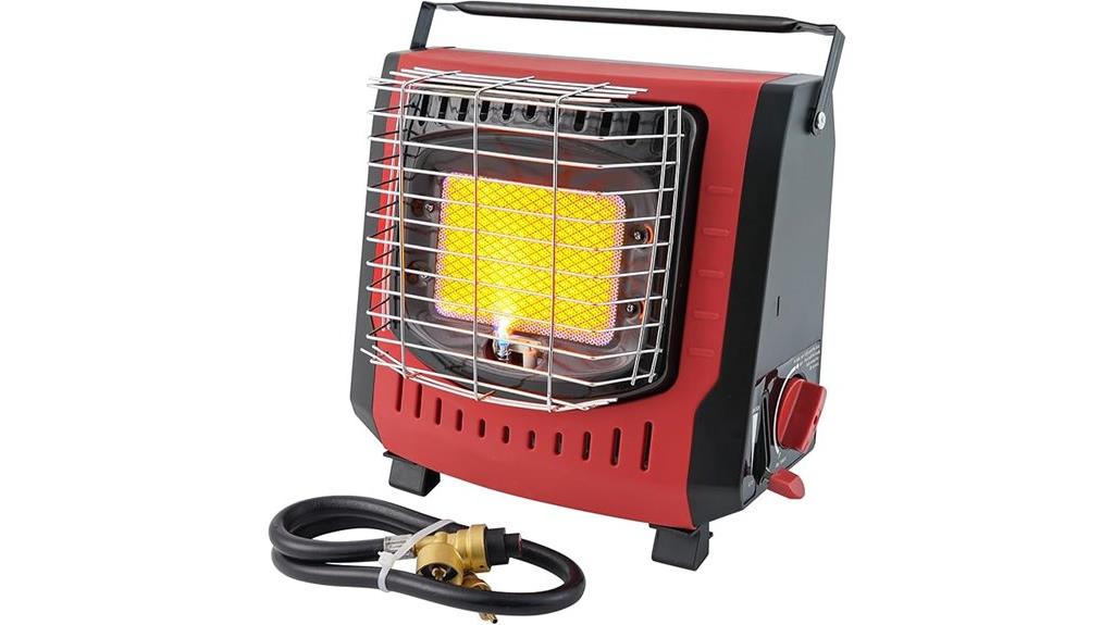 dual fuel outdoor heater