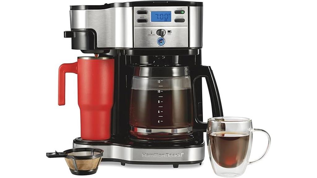 dual function coffee brewer