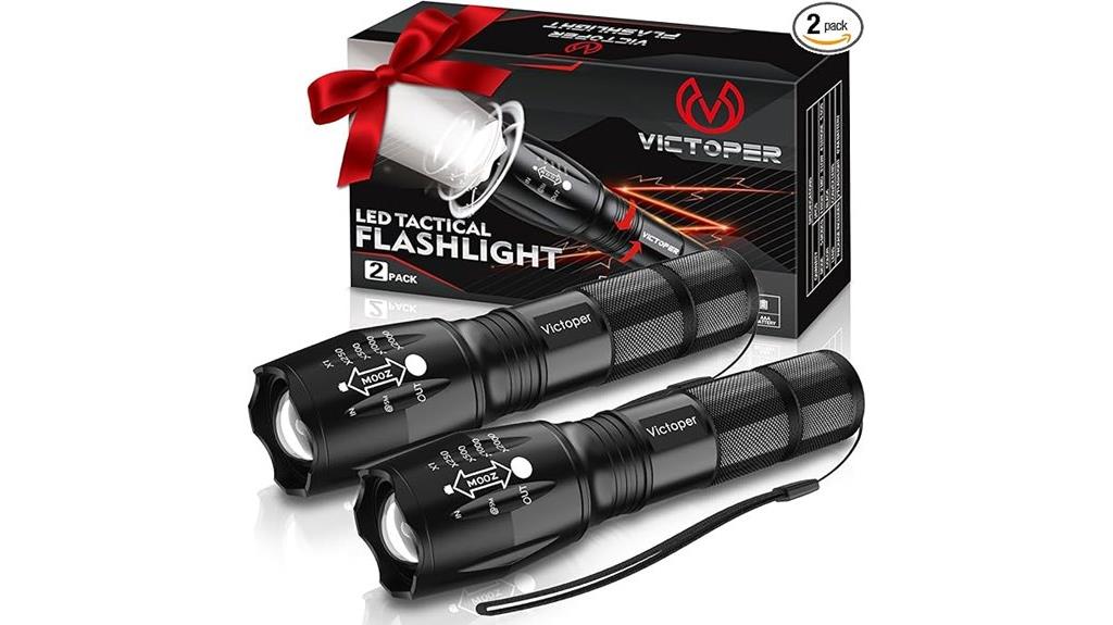 dual mode tactical flashlights