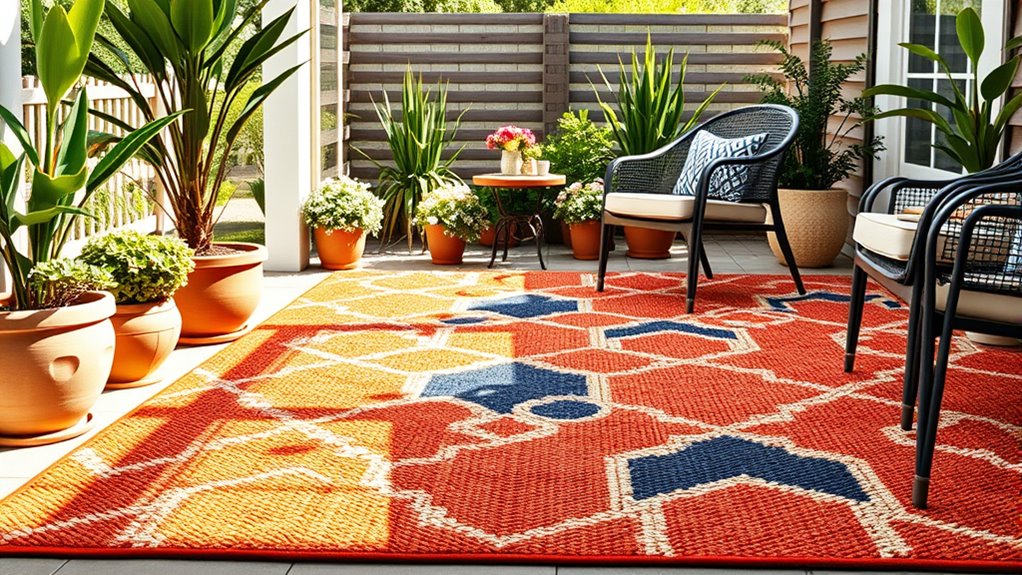 durable comfortable weather resistant rugs