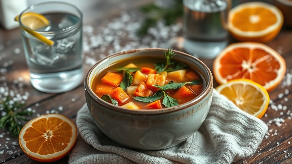 eat water rich winter foods