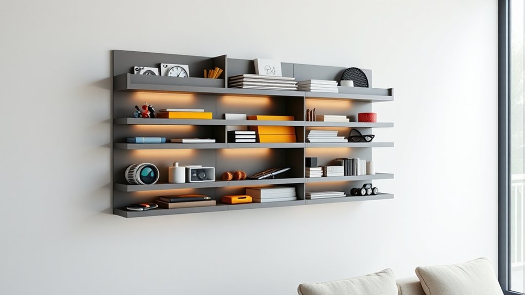 efficient outdoor wall storage