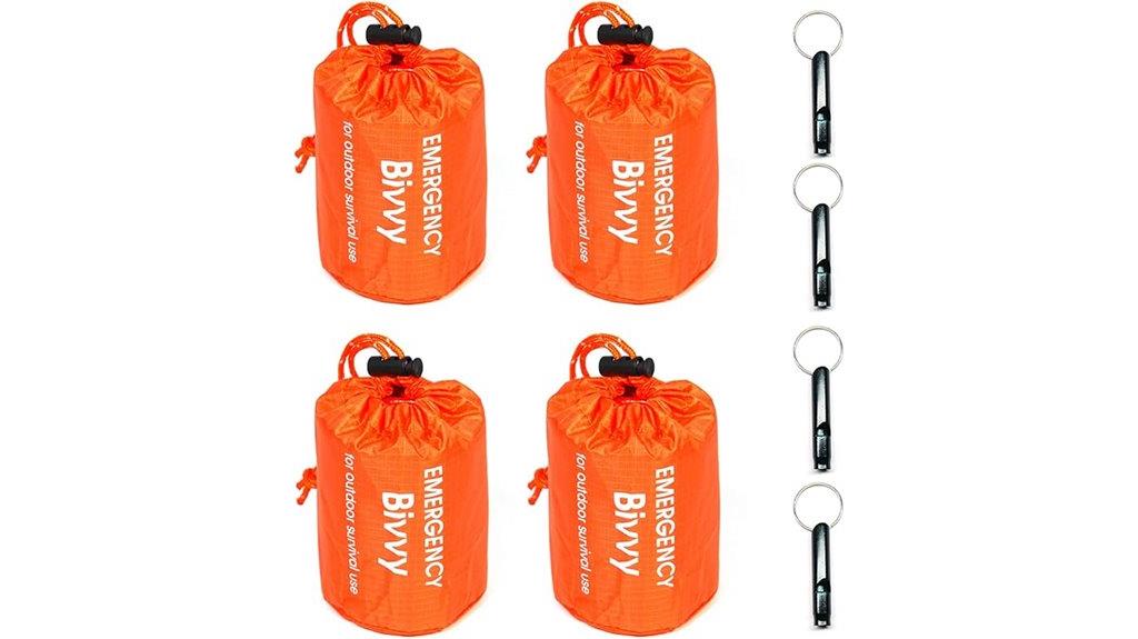 emergency bivvy sack set