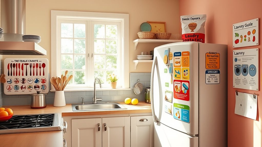 enhance home organization with visual cues