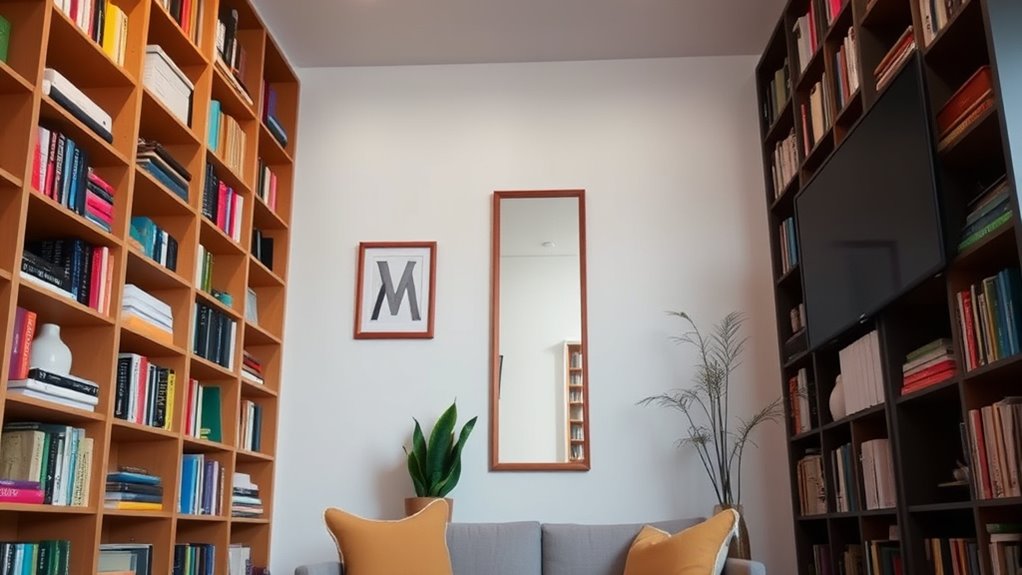 enhance space with vertical elements