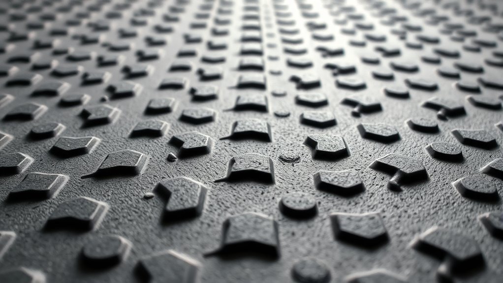 enhanced traction through grooves