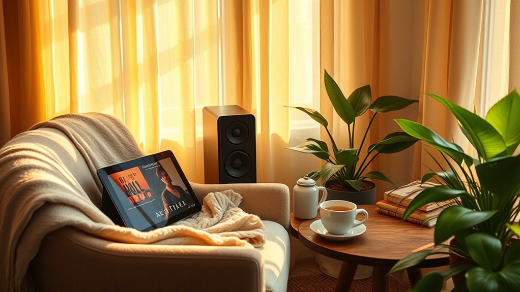 enjoy music and podcasts