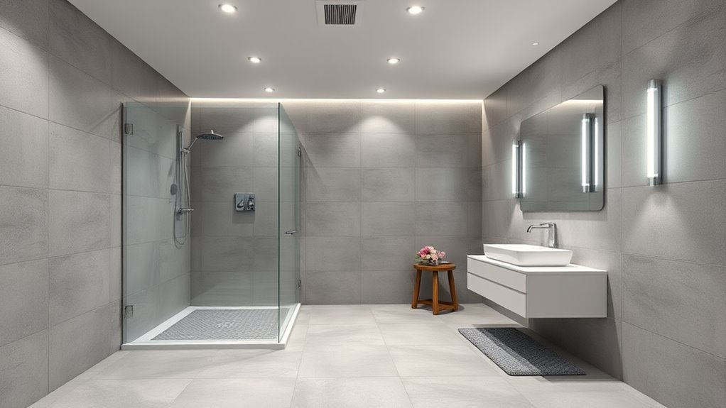 ensure bright bathroom illumination