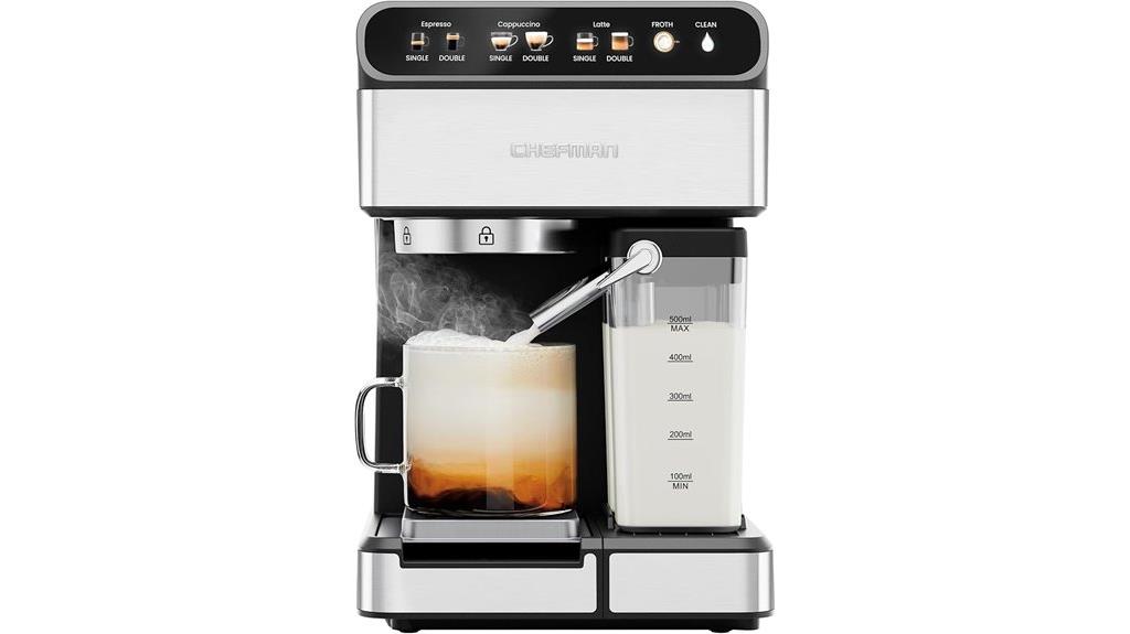 espresso machine with frother