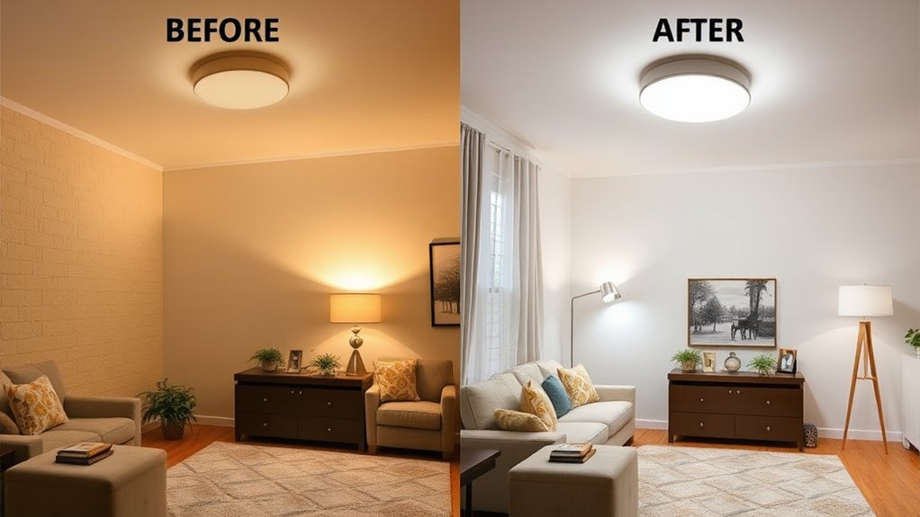 evaluate lighting setup effectiveness